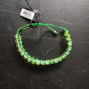 NWT NOGU DOUBLE STRAND MERMAID GLASS BRACELET